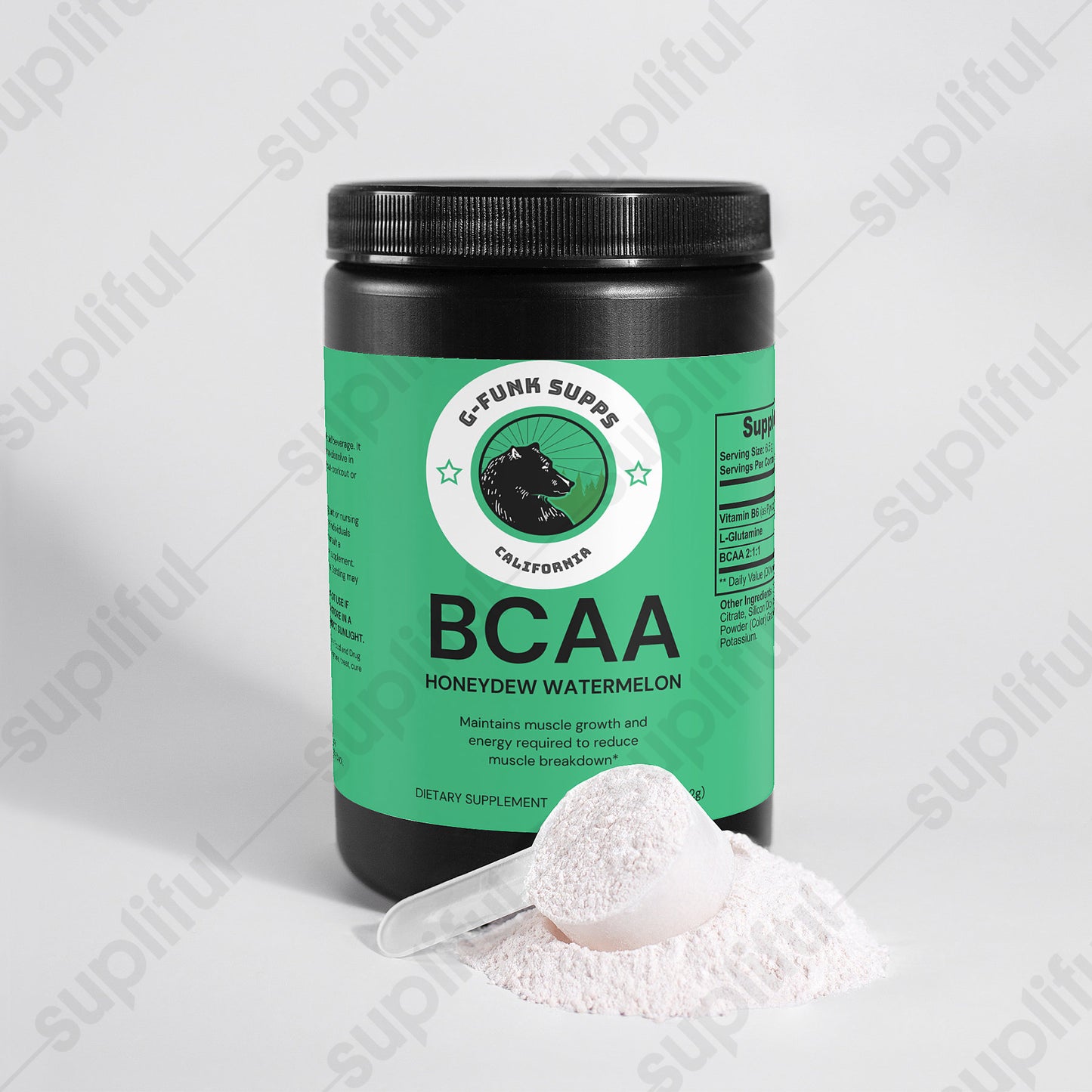 BCAA Post Workout Powder (Honeydew/Watermelon)